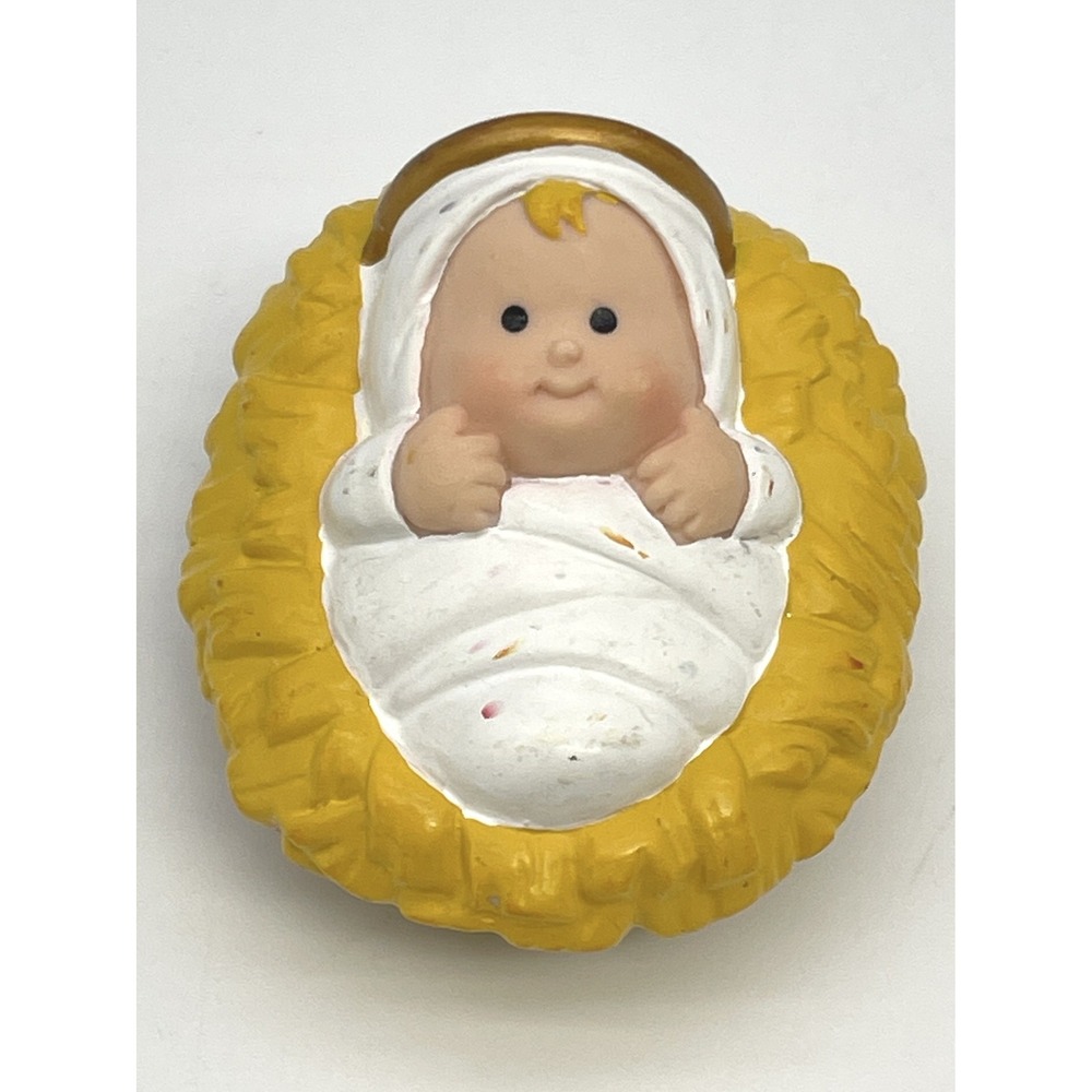 Fisher Price Little People Baby Jesus Manger 2001 Y2K Christmas Nativity Figure